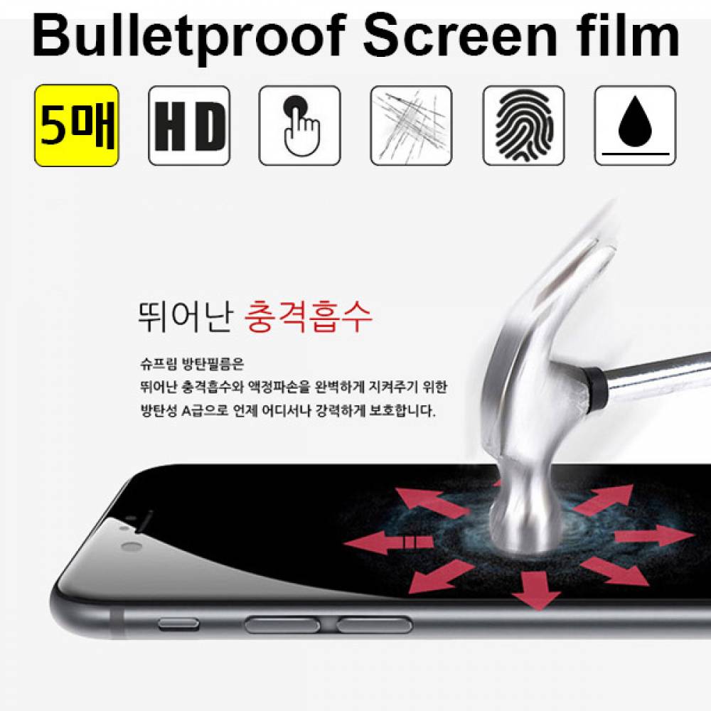 아이폰14프로맥스 SPR 방탄필름 5매