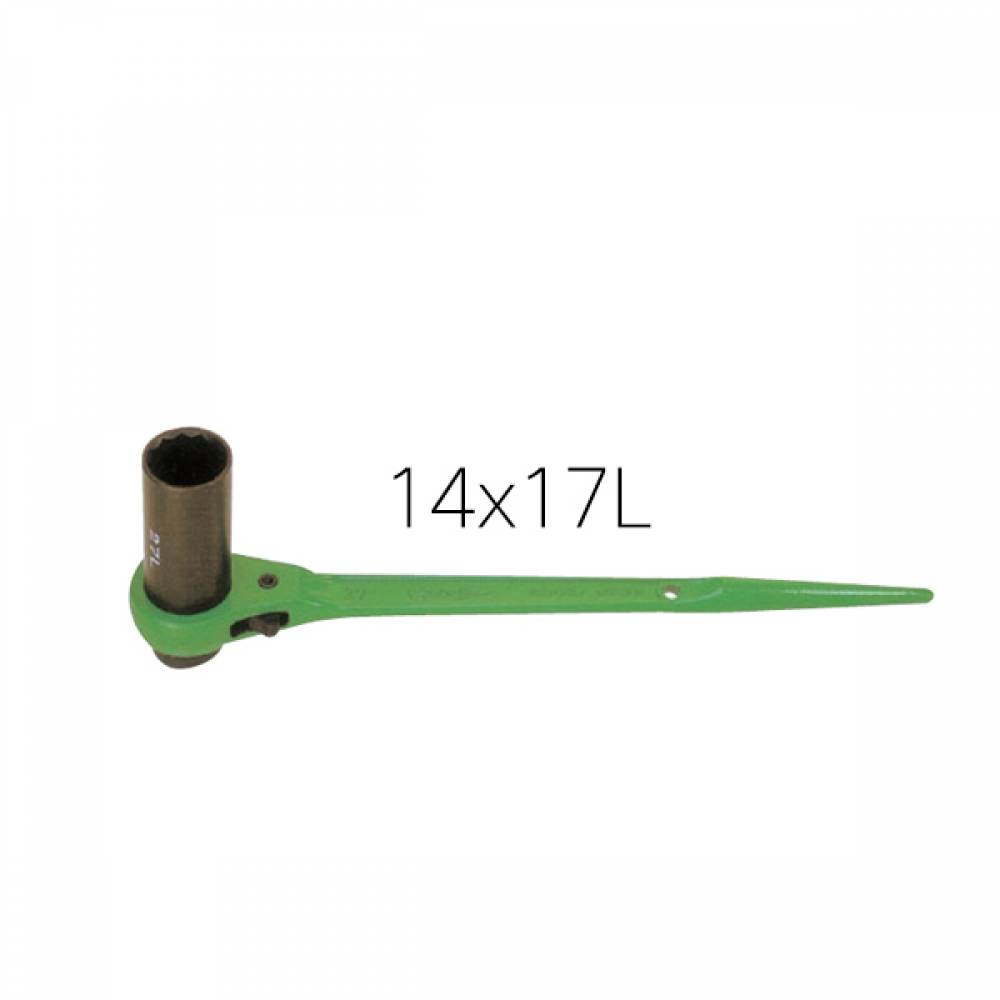 슈퍼 롱라쳇렌치 14x17L 전장 265mm