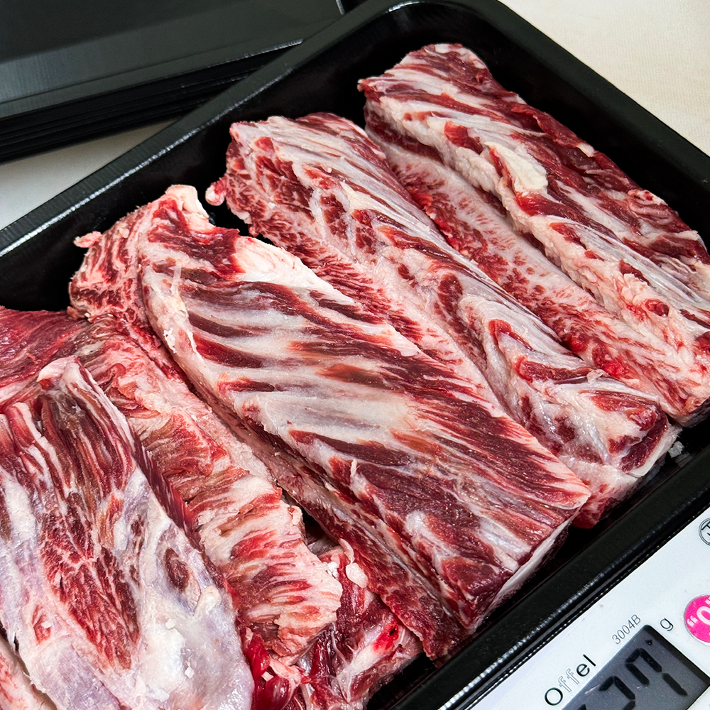 1++(9) 투뿔한우 통갈비살 500g