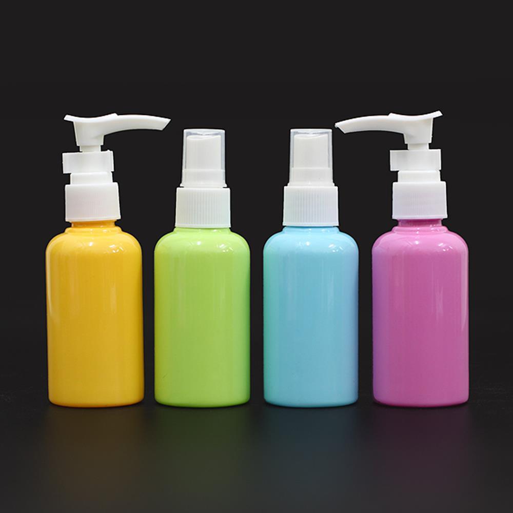 파스텔톤 휴대용 화장품공병 4P 기초화장품공병 용기