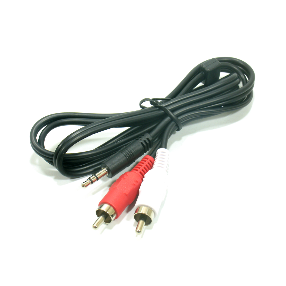ST-2RCA 오디오케이블 3M 스테레오 단자 커넥터 음성
