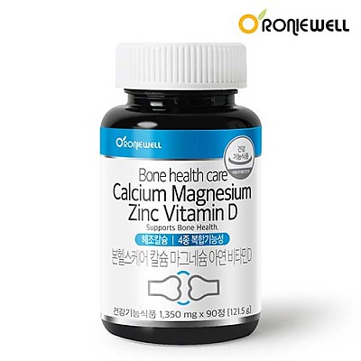 [로니웰] 본헬스케어 칼슘마그네슘아연비타민D 1350mg &times; 90정