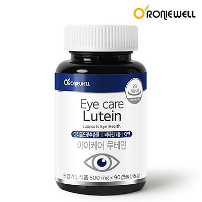 [9종 기능성 건강기능식품] 로니웰 아이케어 루테인 500mg &times; 90정(3개월분)
