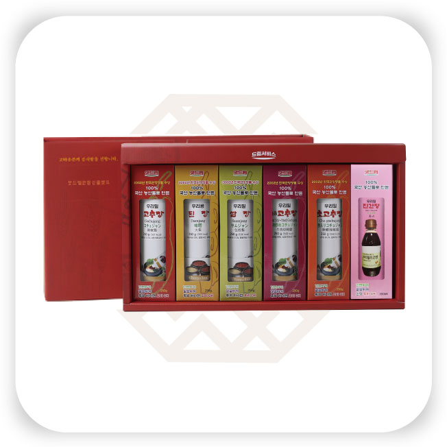 맛드림 우리밀 장류250g 튜브종합셋트 9호 x 4개