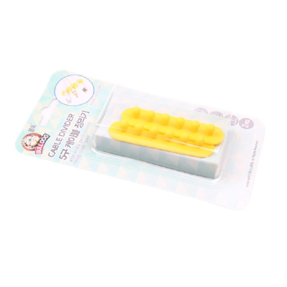 회사 데스크 USB 케이블 컴퓨터선 이어폰 정리기 5구