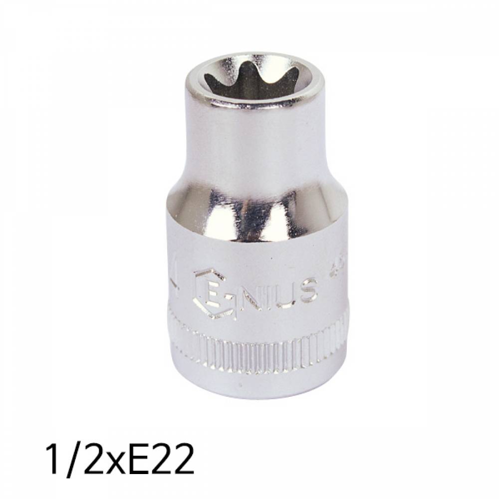 지니어스-별소켓 1/2(12.7mm)xE22 전장40mm