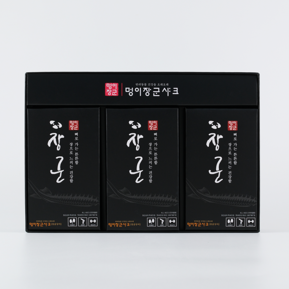 반려견 고급영양간식 멍이장군 샤크 연조액기스 젤리 30포