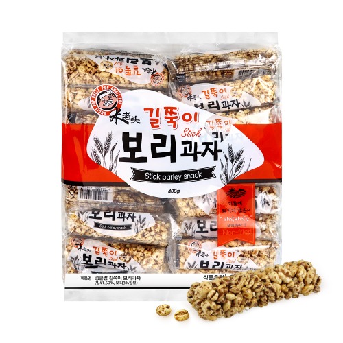 [Hub.A] 엉클팝길쭉이보리과자 400g