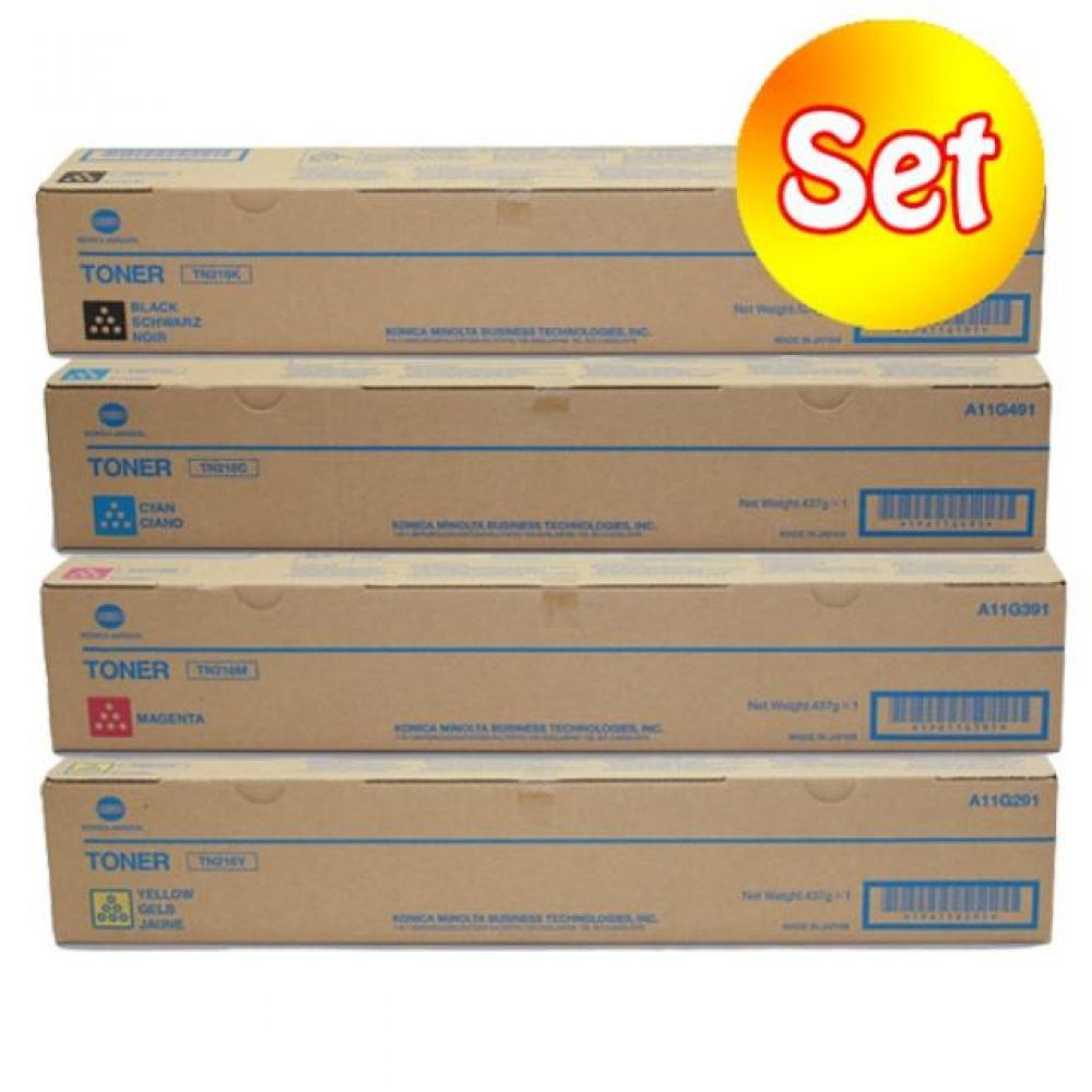 코니카 정품토너 4색 세트 BH-C283