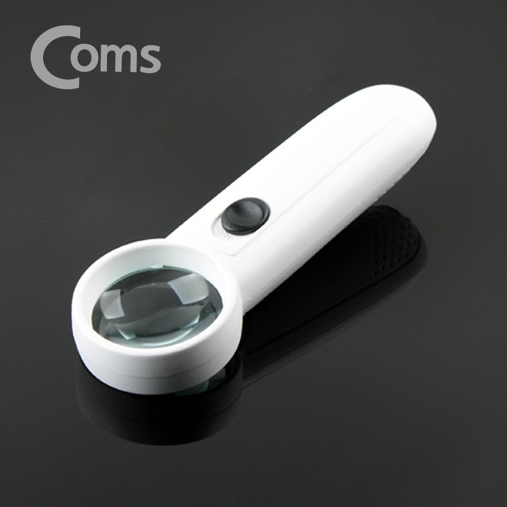 LED 조명 확대경 손잡이 돋보기 15배율 렌즈 37mm