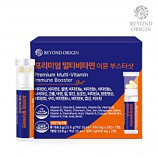 [비욘드오리진] 프리미엄 멀티비타민 이뮨 부스터샷 (액상 20 ml + 정제 500 mg x 2정) x 7병