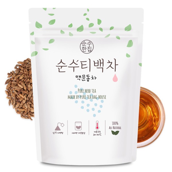 [순수한집] 순수티백차 + 맥문동차 블렌딩티 호박차 음료 차선물 티선물
