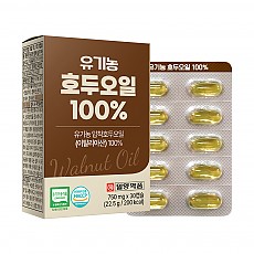 [일양약품] 유기농 호두오일 100% (750mg x 30캡슐)