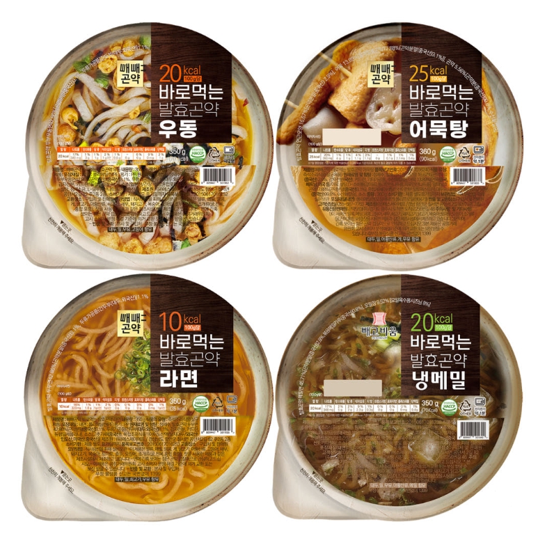 바로먹는시리즈 4종 (냉메밀, 라면, 우동, 어묵탕) 8개