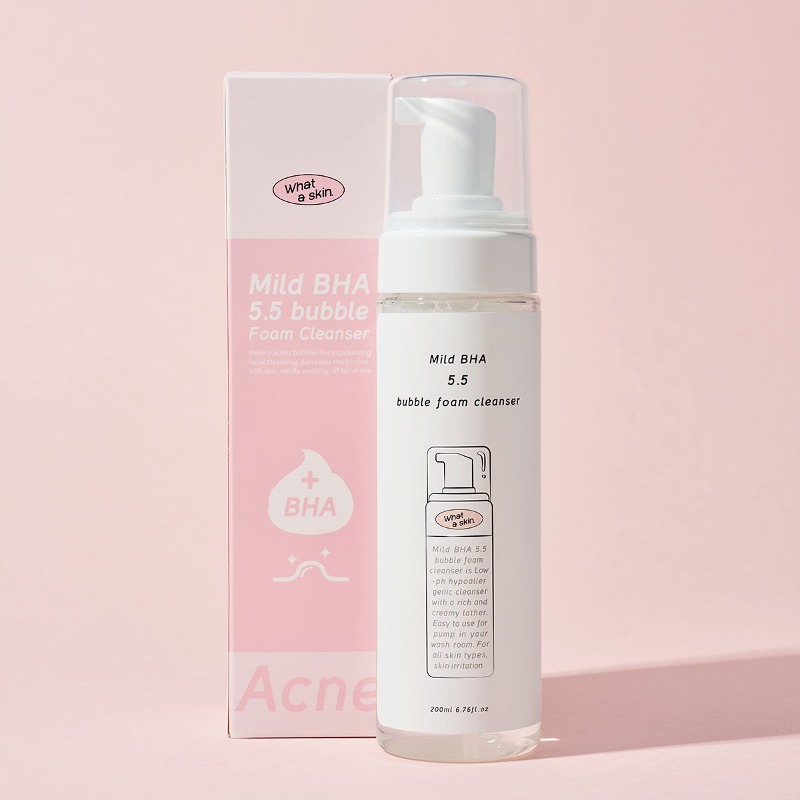 [와더스킨] 마일드 바하 5.5 버블 폼클렌져 200ml