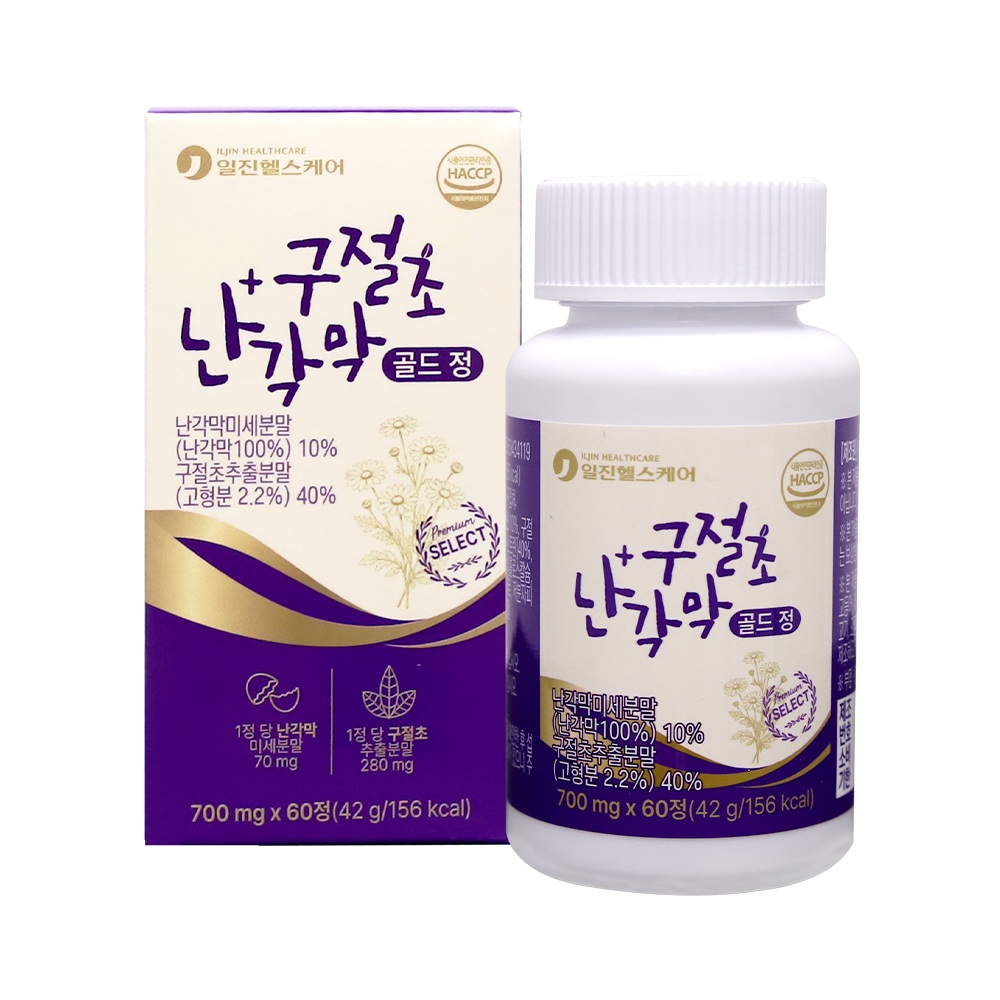 [일진헬스케어] 난각막 구절초 골드정 700mg x 60정