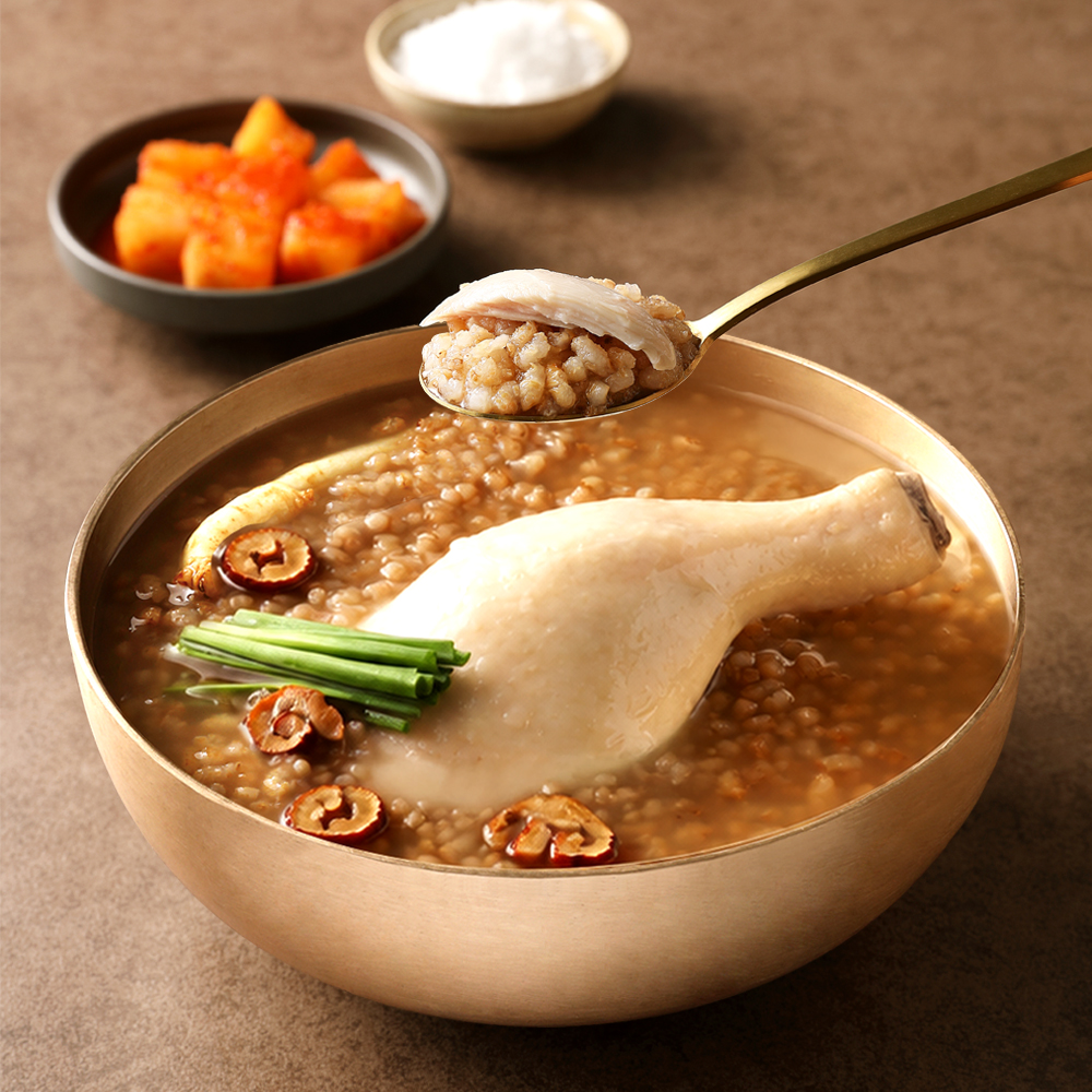 [진한식품] 바른 닭다리삼계탕 600g 2개 가격으로 3개 가져가세요 + 1개 보양식 국물요리 간편식 캠핑음식 몸보신