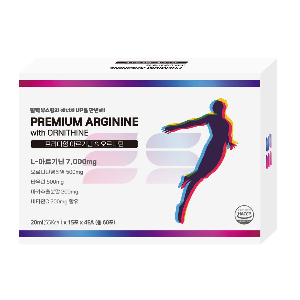 [세움커머스] ES 프리미엄 아르기닌 오르니틴 7000mg 60포(15포 x 4EA)