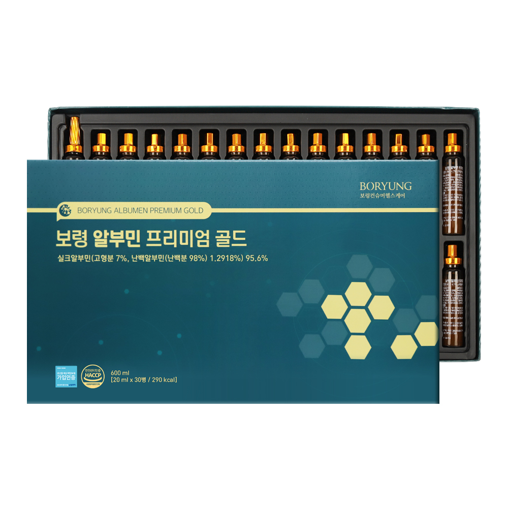 [보령컨슈머헬스케어] 보령 알부민 프리미엄 골드 20ml x 30병