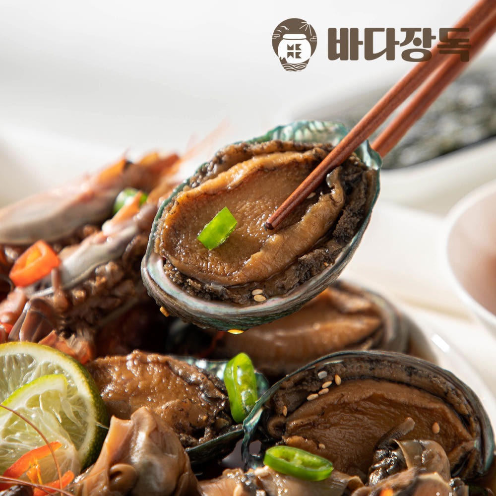 [바다장독] 국내산 완도 간장 전복장 500g, 1.2kg 택1 1.2kg