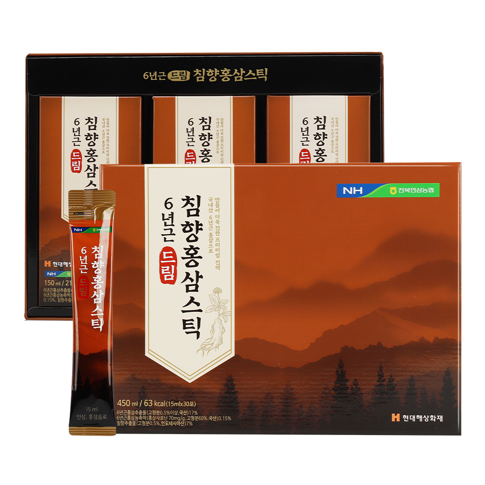 [지리산마천농협] 드림침향 홍삼스틱 15ml x 30포