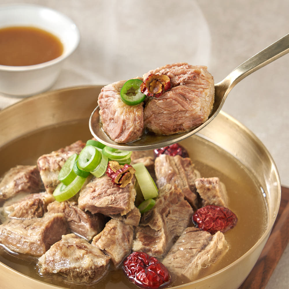 [진한식품] 바른 순살 갈비탕 900g 2개 가격으로 3개 가져가세요 + 1개 밀키트 국물요리 간편식 캠핑 술안주