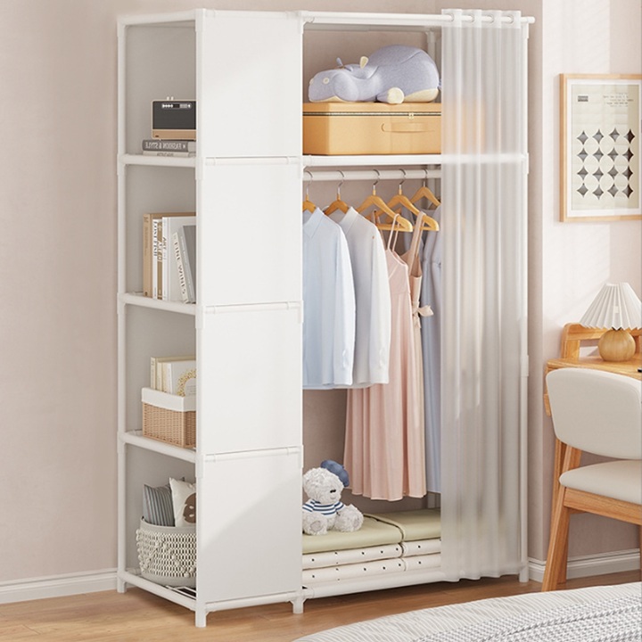 [HSP] 미니멀 핏 시스템 콤보 수납장 A-075 (소형/대형 화이트/블랙 택1) 소형 화이트