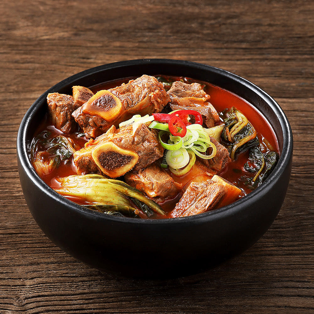 [진한식품] 바른 우거지갈비탕 500g 2개 가격으로 3개 가져가세요 1개