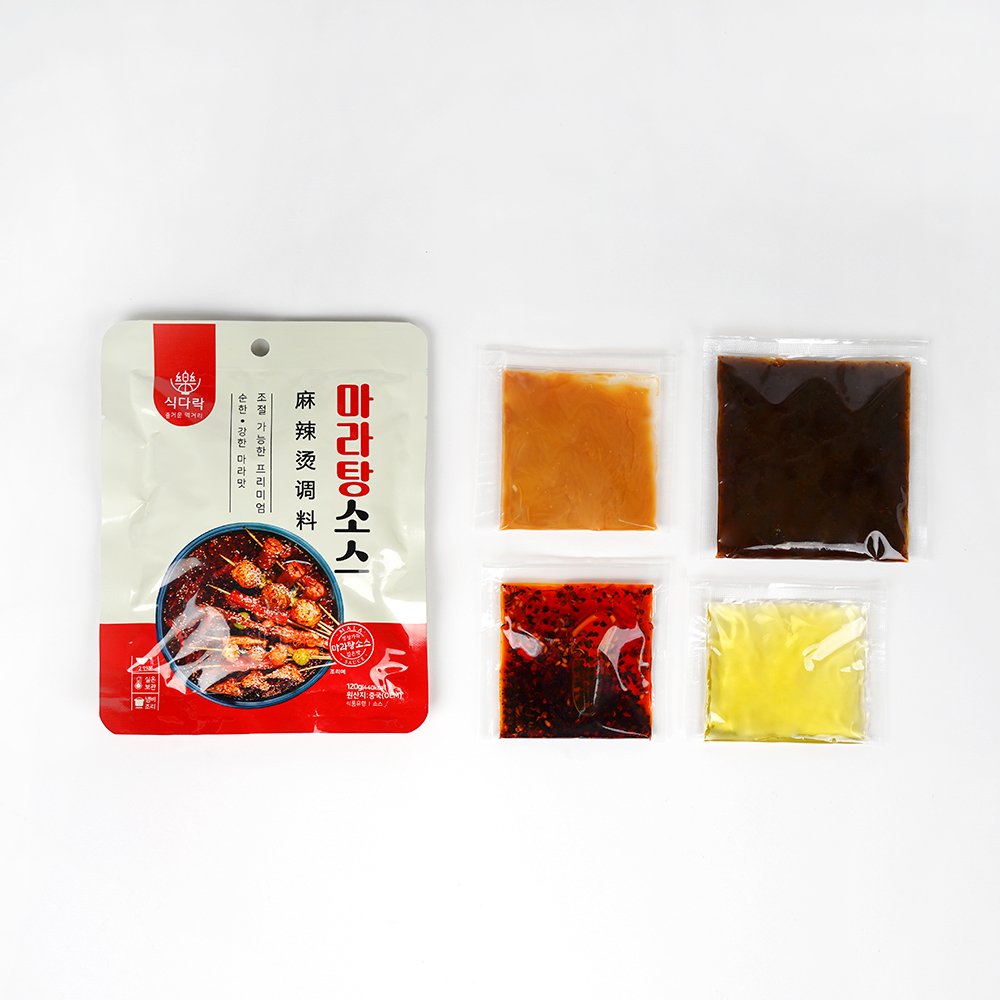 [식다락] 마라탕소스 120g x 3팩세트 (2인분) 마라소스 중국요리 간편요리 훠궈소스 볶음소스