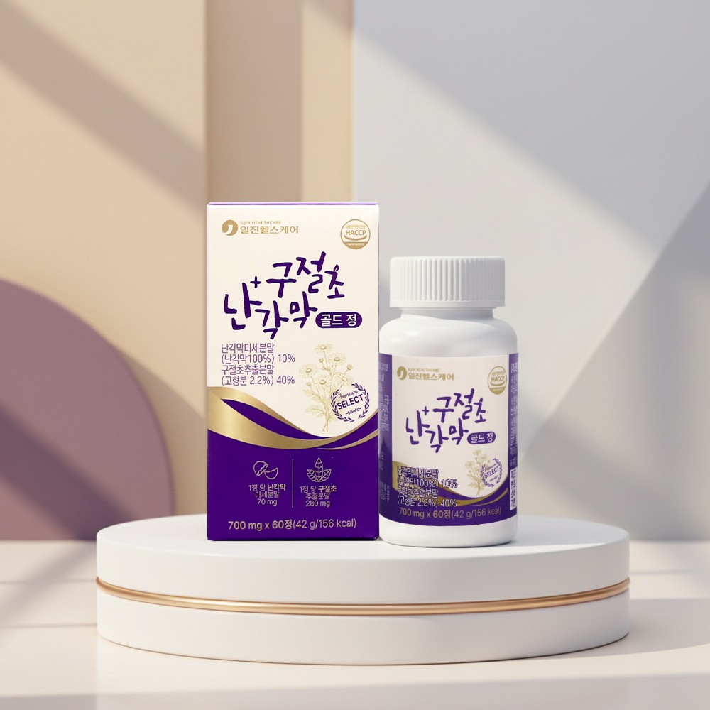 [일진헬스케어] 난각막 구절초 골드정 700mg x 60정